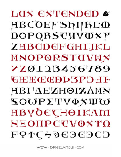LUX TYPEFACE