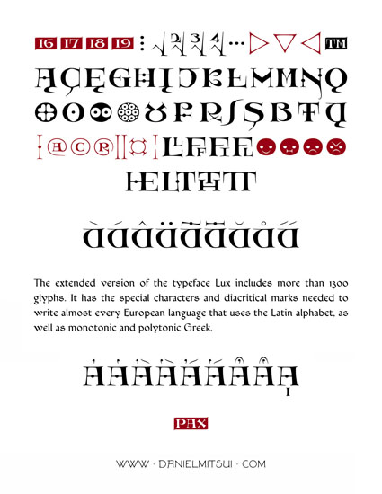 LUX TYPEFACE