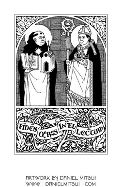 SS. THOMAS AQUINAS and ANSELM of CANTERBURY