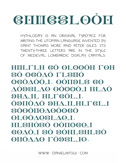 HYTHLODAY TYPEFACE
