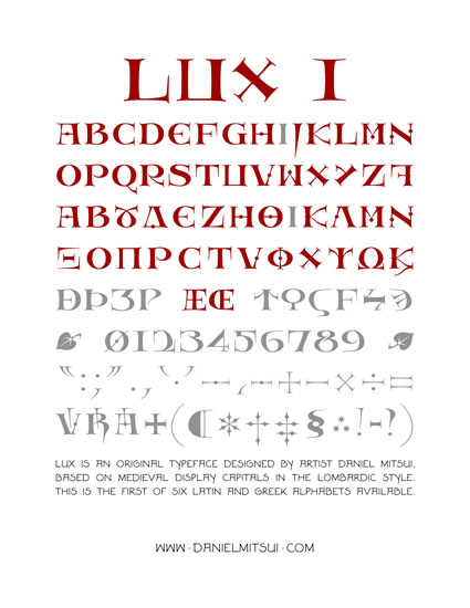 LUX TYPEFACE