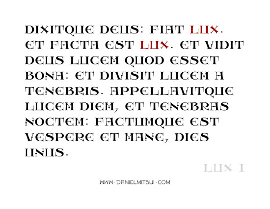 LUX TYPEFACE