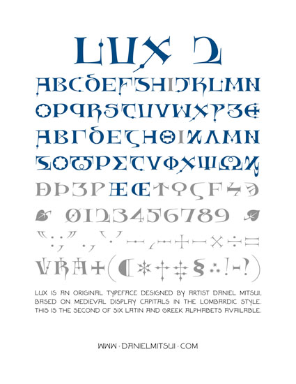LUX TYPEFACE
