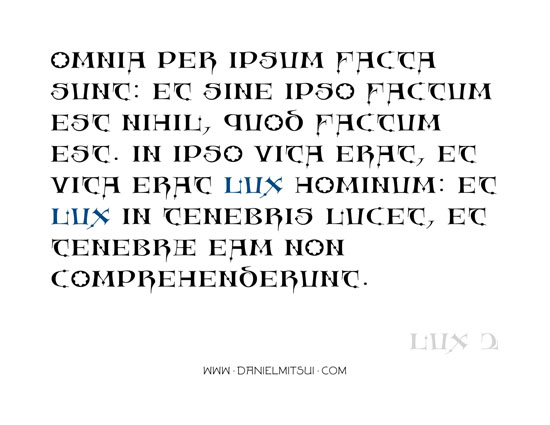 LUX TYPEFACE