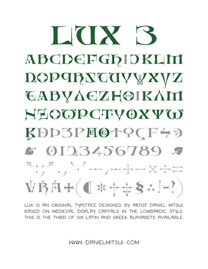 LUX TYPEFACE