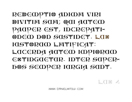 LUX TYPEFACE