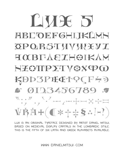 LUX TYPEFACE