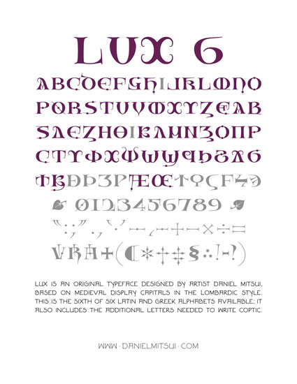 LUX TYPEFACE